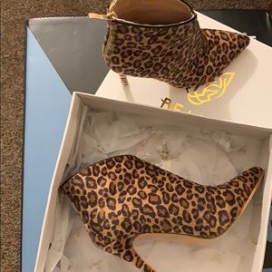 Cheetah print booties!